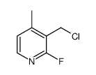 3-(chloromethyl)-2-fluoro-4-methylpyridine结构式