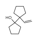 1-vinyl-1-(1-hydroxycyclopent-1-yl)cyclopentane结构式
