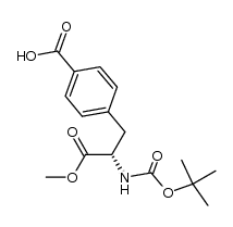 N-Boc-4-carboxyphenylalanine methyl ester图片