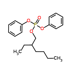 2-Ethylhexyldiphenyl phosphate structure