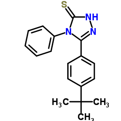 5-(4-TERT-BUTYL-PHENYL)-4-PHENYL-4H-[1,2,4]TRIAZOLE-3-THIOL Structure