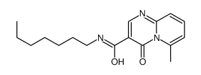 N-heptyl-6-methyl-4-oxopyrido[1,2-a]pyrimidine-3-carboxamide结构式