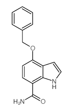 4-(Benzyloxy)-1H-indole-7-carboxamide Structure