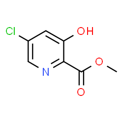 Methyl 5-chloro-3-hydroxypicolinate结构式