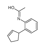 N-(2-cyclopent-2-en-1-ylphenyl)acetamide结构式