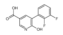 5-(2,3-difluorophenyl)-6-oxo-1H-pyridine-3-carboxylic acid结构式