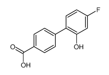 4-(4-fluoro-2-hydroxyphenyl)benzoic acid结构式