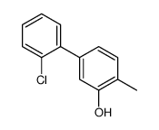 5-(2-chlorophenyl)-2-methylphenol结构式