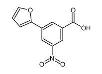 3-(furan-2-yl)-5-nitrobenzoic acid结构式