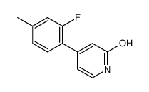 4-(2-fluoro-4-methylphenyl)-1H-pyridin-2-one Structure