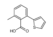 2-methyl-6-thiophen-2-ylbenzoic acid结构式