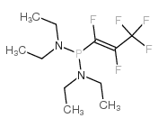 n,n,n',n'-tetraethyl-z-1,2,3,3,3-pentafluoro-1-propenyl phosphonous diamide结构式