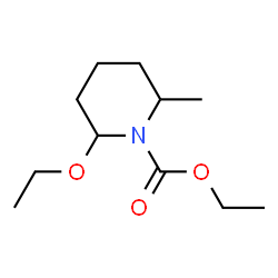 1-Piperidinecarboxylicacid,2-ethoxy-6-methyl-,ethylester(9CI) structure