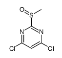 4,6-二氯-2-(甲亚磺酰基)嘧啶结构式