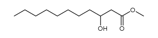 3-hydroxy Undecanoic Acid methyl ester结构式