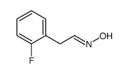 Benzeneacetaldehyde, 2-fluoro-, oxime (9CI) structure