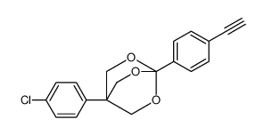 1-(4-chlorophenyl)-4-(4-ethynylphenyl)-3,5,8-trioxabicyclo[2.2.2]octane Structure