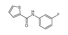 2-Thiophenecarboxamide,N-(3-fluorophenyl)- Structure