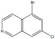 5-bromo-7-chloroisoquinoline Structure