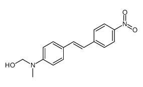 [N-methyl-4-[2-(4-nitrophenyl)ethenyl]anilino]methanol Structure