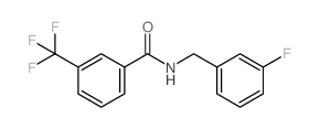 N-(3-Fluorobenzyl)-3-(trifluoromethyl)benzamide Structure