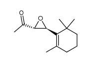 1-[3-(2,6,6-Trimethyl-1-cyclohexen-1-yl)oxiranyl]ethanone Structure