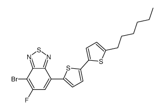 4-Bromo-5-fluoro-7-(5'-hexyl-[2,2'-bithiophen]-5-yl)benzo[c][1,2,5]thiadiazole picture