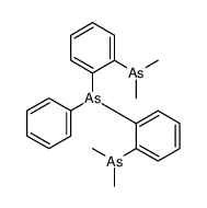 bis(2-dimethylarsanylphenyl)-phenylarsane Structure