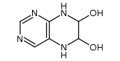 5,6,7,8-tetrahydro-pteridine-6,7-diol结构式