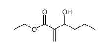 2-(1-hydroxybutyl)-acrylic acid ethyl ester Structure