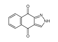 4,9(2H)-Benz(f)indazolchinon结构式