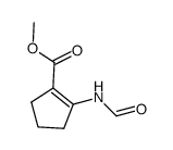 methyl 2-formamidocyclopent-1-enecarboxylate Structure