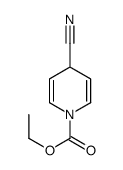 1(4H)-Pyridinecarboxylic acid,4-cyano-,ethyl ester结构式