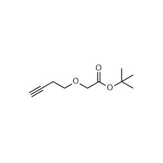 tert-Butyl2-(but-3-yn-1-yloxy)acetate Structure