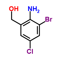 (2-Amino-3-bromo-5-chlorophenyl)methanol结构式