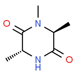 2,5-Piperazinedione,1,3,6-trimethyl-,(3R-trans)-(9CI) structure