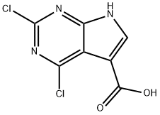 2,4-Dichloro-7H-pyrrolo[2,3-d]pyrimidine-5-carboxylic Acid picture