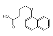 4-naphthalen-1-yloxybutanoic acid结构式