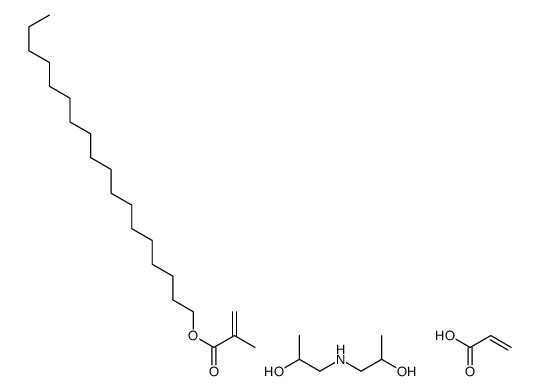 1-(2-hydroxypropylamino)propan-2-ol,octadecyl 2-methylprop-2-enoate,prop-2-enoic acid结构式