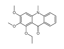 1-Ethoxy-2,3-dimethoxy-10-methylacridin-9(10H)-one structure