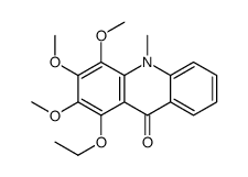 1-Ethoxy-2,3,4-trimethoxy-10-methylacridin-9(10H)-one结构式