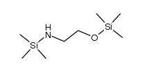 2-(trimethylsiloxy)-N-(trimethylsilyl)ethylamine结构式