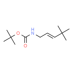 Carbamic acid, (4,4-dimethyl-2-pentenyl)-, 1,1-dimethylethyl ester, (E)- (9CI) Structure
