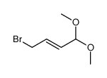 4-bromo-1,1-dimethoxybut-2-ene结构式