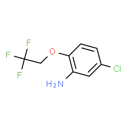 5-Chloro-2-(2,2,2-trifluoroethoxy)aniline structure