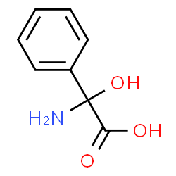 Benzeneacetic acid, alpha-amino-alpha-hydroxy- (9CI)结构式
