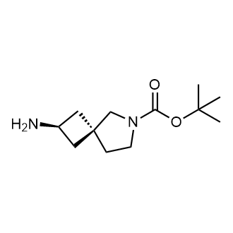 tert-Butyl trans-2-amino-6-azaspiro[3.4]octane-6-carboxylate Structure