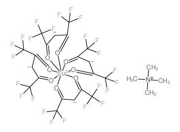 europium(+3) cation; 1,1,1,5,5,5-hexafluoropentane-2,4-dione; tetramethylazanium picture