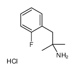 1-(2-FLUOROPHENYL)-2-METHYLPROPAN-2-AMINE HYDROCHLORIDE structure