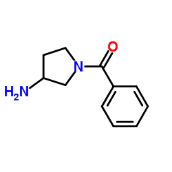 (3-Amino-1-pyrrolidinyl)(phenyl)methanone Structure